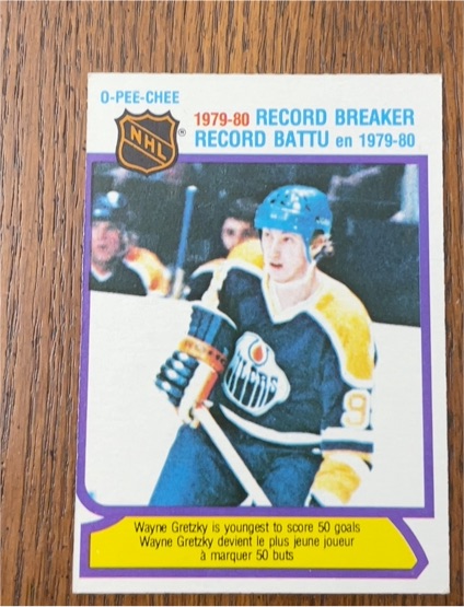 1980-81 O-Pee-Chee #3 Wayne Gretzky Record Breaker — front