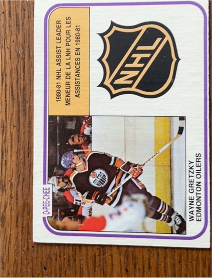 1981-82 O-Pee-Chee #383 Wayne Gretzky — front
