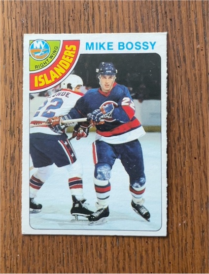 1978-79 O-Pee-Chee #115 Mike Bossy Rookie Card — front