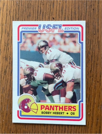 1984 Topps USFL #62 Bobby Hebert — front