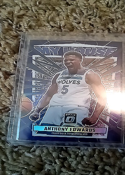 2023-24 Panini Donruss Optic My House #9 Anthony Edwards — front