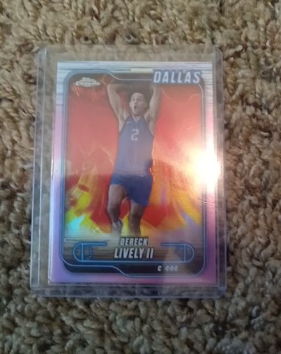 2024-25 Topps Chrome #114 Dereck Lively II — front