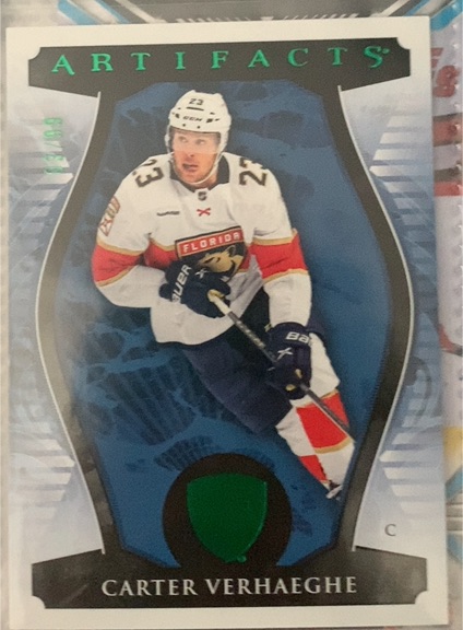 2023-24 Upper Deck Artifacts #40 Carter Verhaeghe — front
