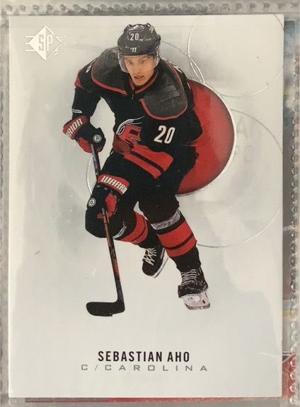 2020-21 Upper Deck SP Authentic #29 Sebastian Aho — front