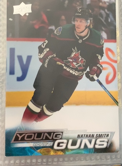 2022-23 Upper Deck Young Guns #206 Nathan Smith — front