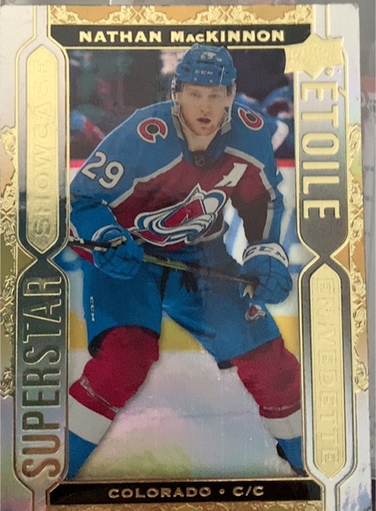 2022-23 Upper Deck Tim Hortons Superstar Showcase #SS-7 Nathan MacKinnon — front