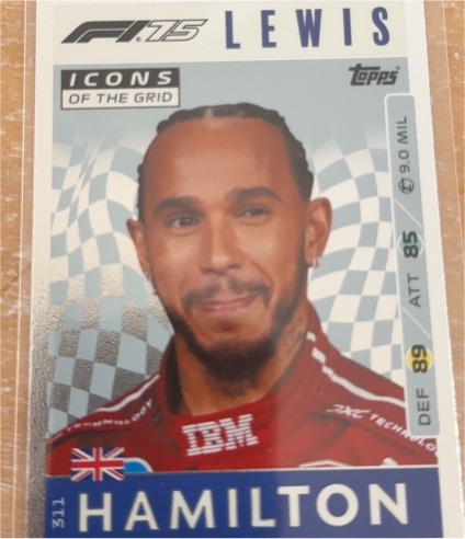 2025 Topps F1.75 Icons of the Grid #311 Lewis Hamilton — front
