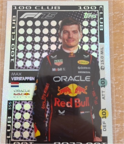 2023 Topps Turbo Attax #101 Max Verstappen — front