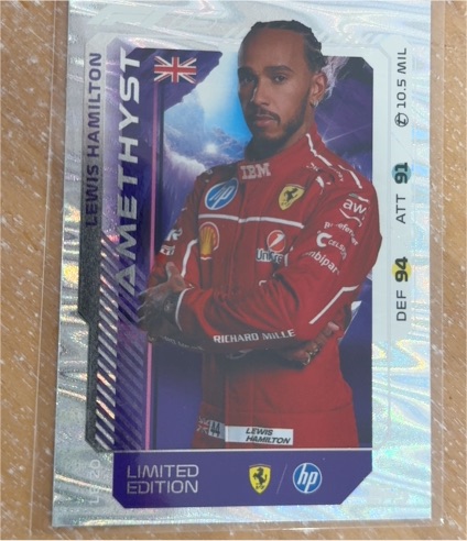 2023 Topps Turbo Attax F1 Limited Edition #LE13A Lewis Hamilton — front