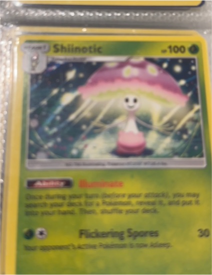 2017 Pokémon Sun & Moon #17 Shiinotic — front