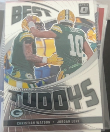 2024 Panini Donruss Optic #5 Best Tuddys Jordan Love Christian Watson — front