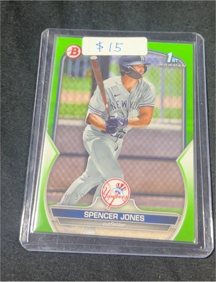 2023 Bowman #BP-139 Spencer Jones — front