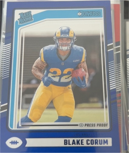 2024 Donruss #322 Blake Corum — front
