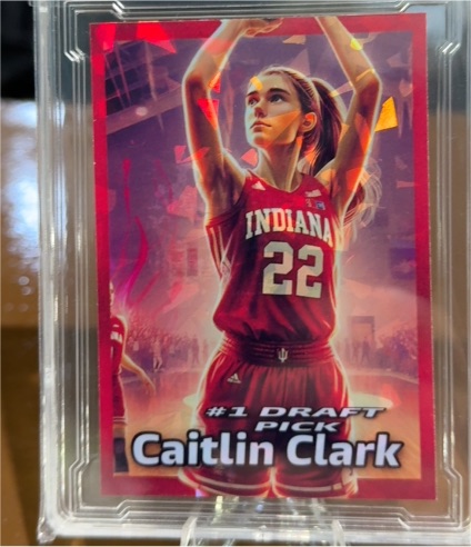 Collectors XT #1 Draft Pick Caitlin Clark — front
