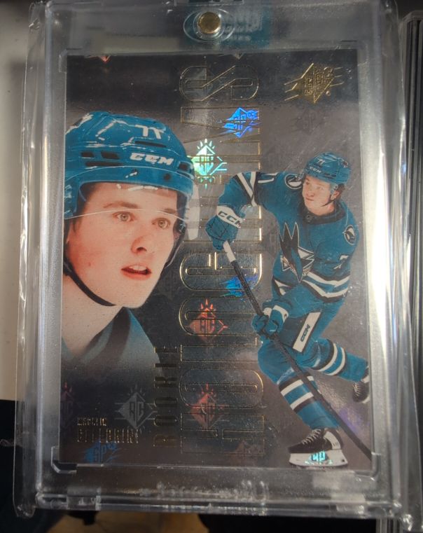 2024-25 Upper Deck SPx #166 Macklin Celebrini Rookie Holograms — front