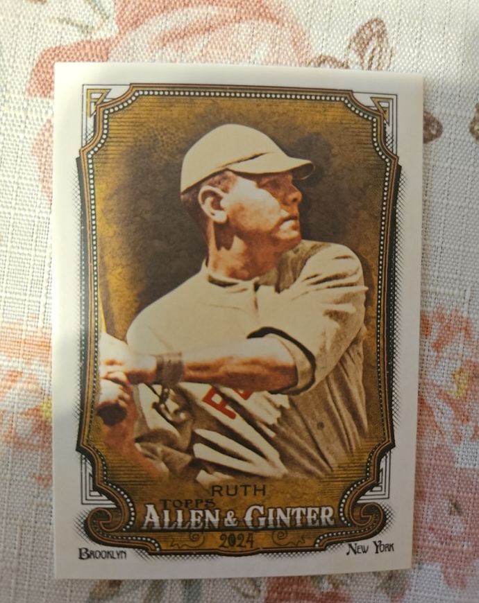 2024 Topps Allen & Ginter #198 Babe Ruth — front
