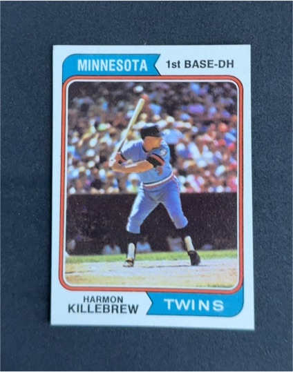 1974 Topps #400 Harmon Killebrew — front