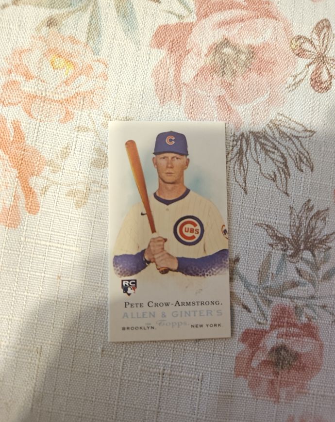 2024 Topps Allen & Ginter Mini Rookie Design Variation #RD-3 Pete Crow-Armstrong — front