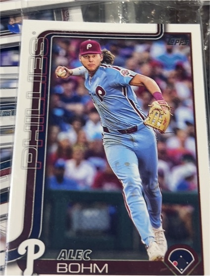 2025 Topps #7 Alec Bohm — front
