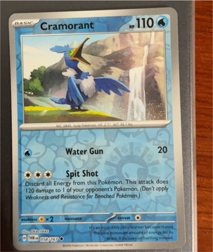 2024 Pokémon SV06: Twilight Masquerade #058 Cramorant — front
