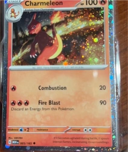 2023 Pokémon TCG Scarlet & Violet 151 #005 Charmeleon — front