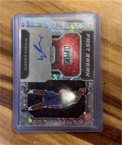 2022-23 Panini Prizm Fast Break Rookie Autographs #FBR-MDC Moussa Diabate — front