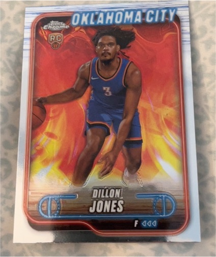 2024-25 Topps Chrome #189 Dillon Jones — front