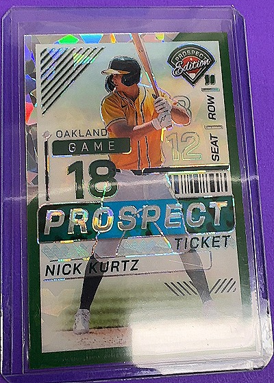 2024 Panini Prospect Edition Prospect Ticket #18 Nick Kurtz — front