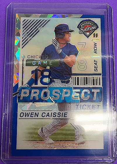 2024 Panini Prospect Edition #18 Owen Caissie — front