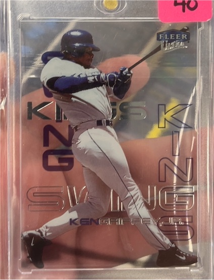 2000 Fleer Ultra Swing Kings Acetate #5SK Ken Griffey Jr — front