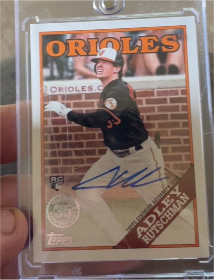 2023 Topps Series 1 1988 Topps Autographs #88BAAR Adley Rutschman — front