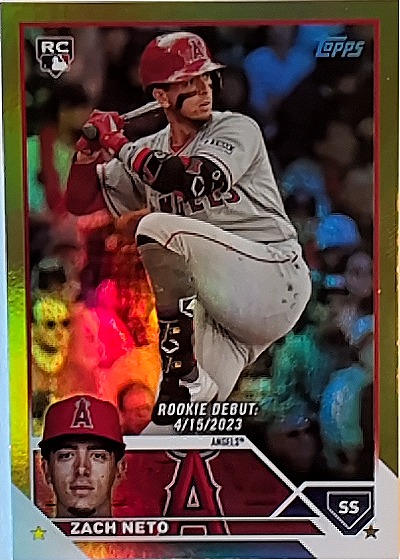 2023 Topps Update #US329 Zach Neto — front