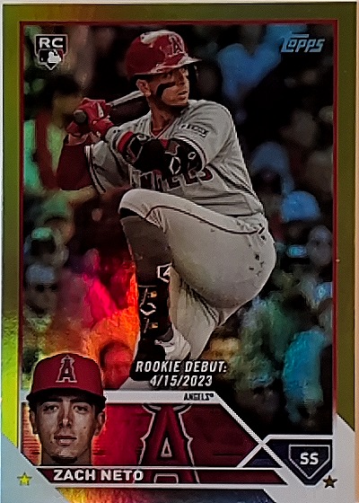 2023 Topps Update #US329 Zach Neto — front