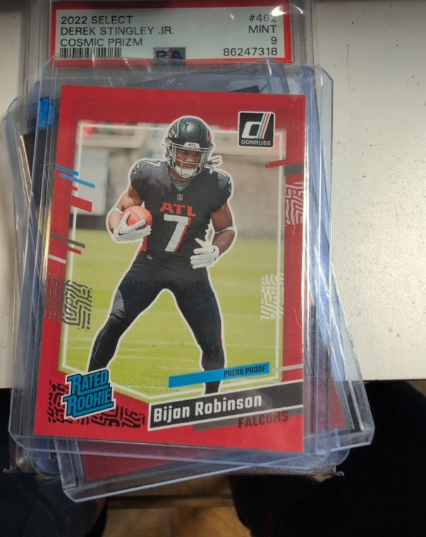 2023 Donruss #305 Bijan Robinson — front