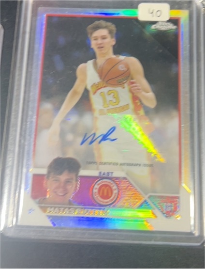 2023 Topps Chrome McDonald's #CA-MB Matas Buzelis — front