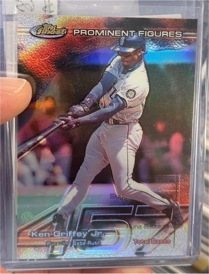 1996 Topps Finest Prominent Figures #3 Ken Griffey Jr. — front
