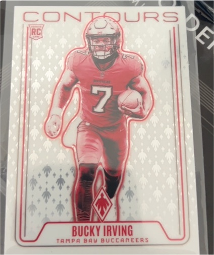 2024 Panini Phoenix #CON-BIG Bucky Irving Contours Rookie — front