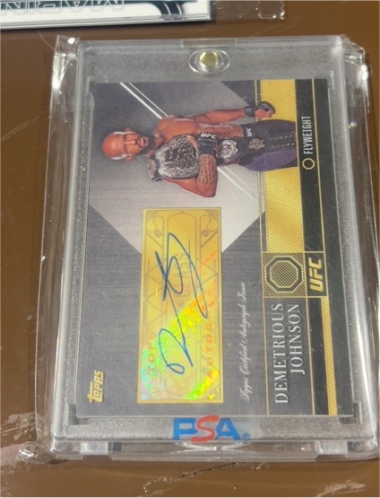 2016 Topps UFC Top of the Class #TCA-DJ Demetrious Johnson — front
