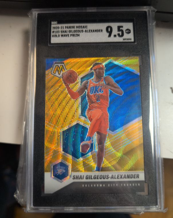 2020-21 Panini Mosaic #103 Shai Gilgeous-Alexander — front