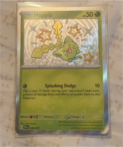 2023 Pokémon Paldean Fates #096 Hoppip — front