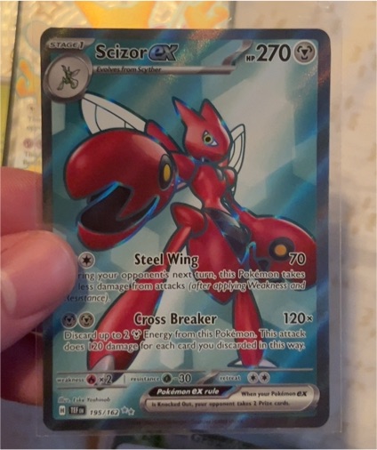 2024 Pokémon TCG #195 Scizor ex — front