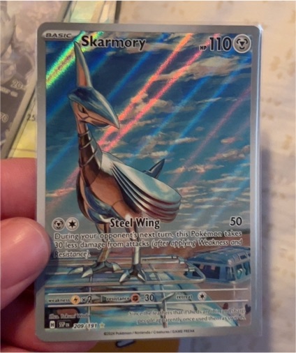 2024 Pokémon Sv08: Surging Sparks #209 Skarmory — front
