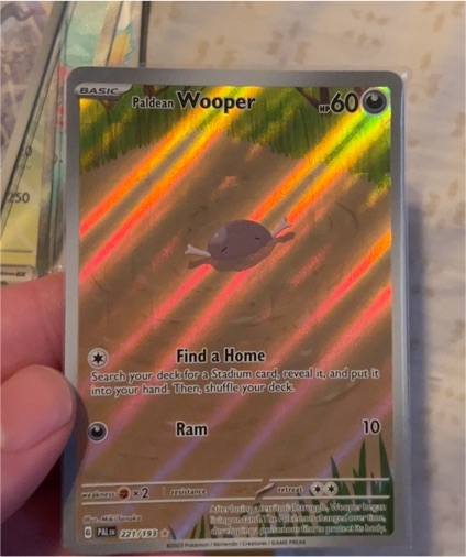 2023 Pokémon Paldea Evolved #221 Paldean Wooper — front
