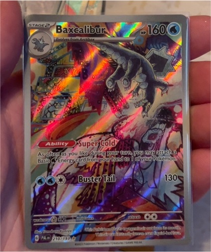 2023 Pokémon TCG Paldea Evolved #210 Baxcalibur — front