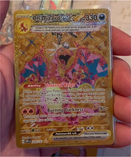2023 Pokémon TCG Charizard ex #228/197 Obsidian Flames — front