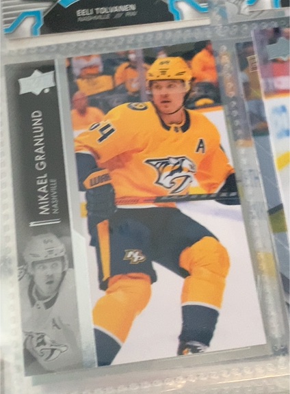 2021-22 Upper Deck Series 2 #353 Mikael Granlund — front