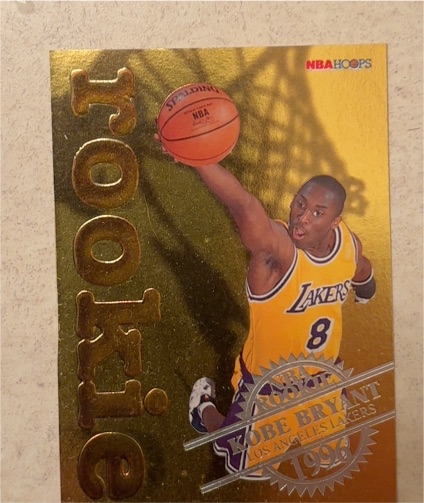 1996-97 NBA Hoops #3 Kobe Bryant — front