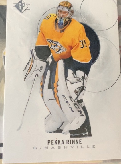 2020-21 Upper Deck SP #21 Pekka Rinne — front