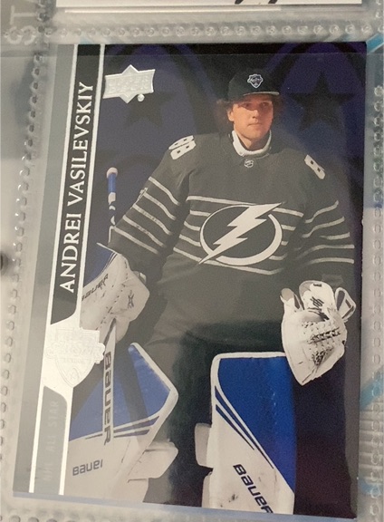 2020-21 Upper Deck Extended Series #697 Andrei Vasilevskiy — front