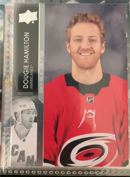 2021-22 Upper Deck Extended Series #676 Dougie Hamilton — front